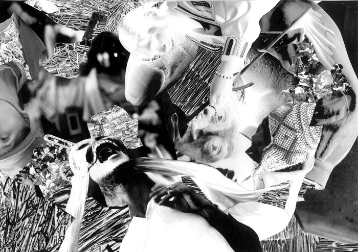 Te creen para siempre sumergida, 2011. Collage on paper, 29 × 40 cm