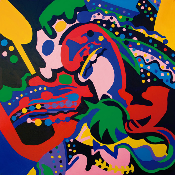 Carnaval. Composición II, 2013. Oil on canvas, 130 × 130 cm