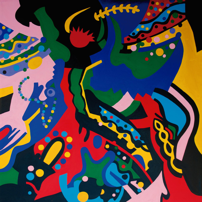 Carnaval. Composición III, 2013. Oil on canvas, 130 × 130 cm