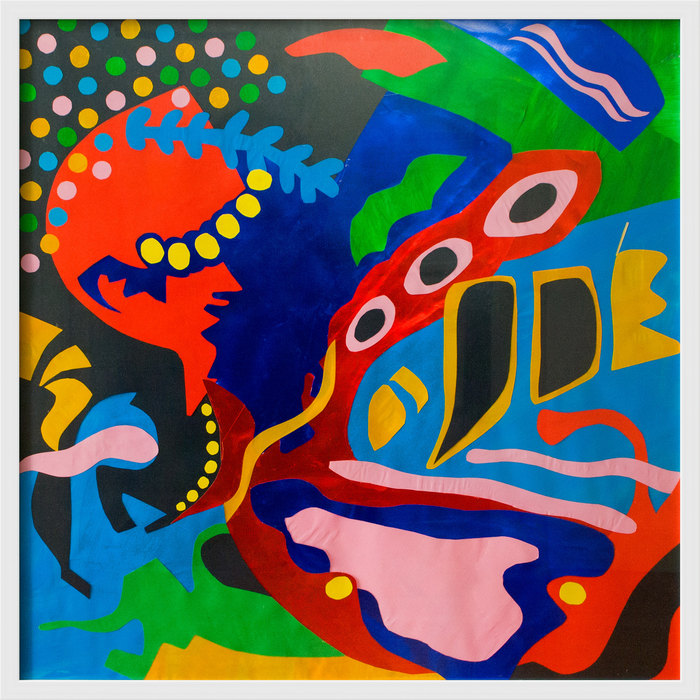 Carnaval. Composición VII, 2015. Collage on paper, 80 × 80 cm
