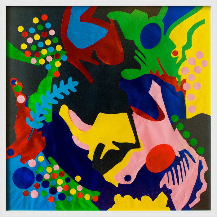 Carnaval. Composición VIII, 2015. Collage on paper, 80 × 80 cm