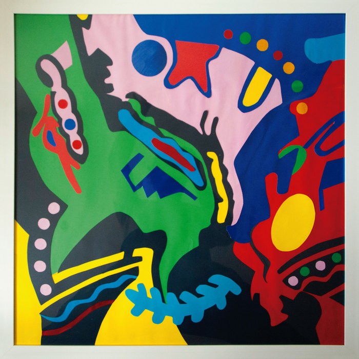 Carnaval. Composición IX, 2015. Collage on paper, 80 × 80 cm