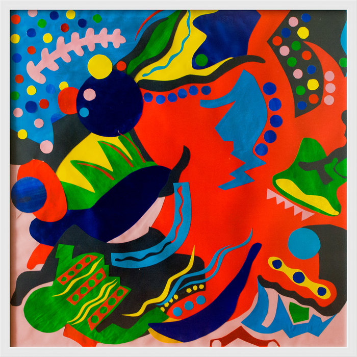 Carnaval. Composición X, 2015. Collage on paper, 80 × 80 cm