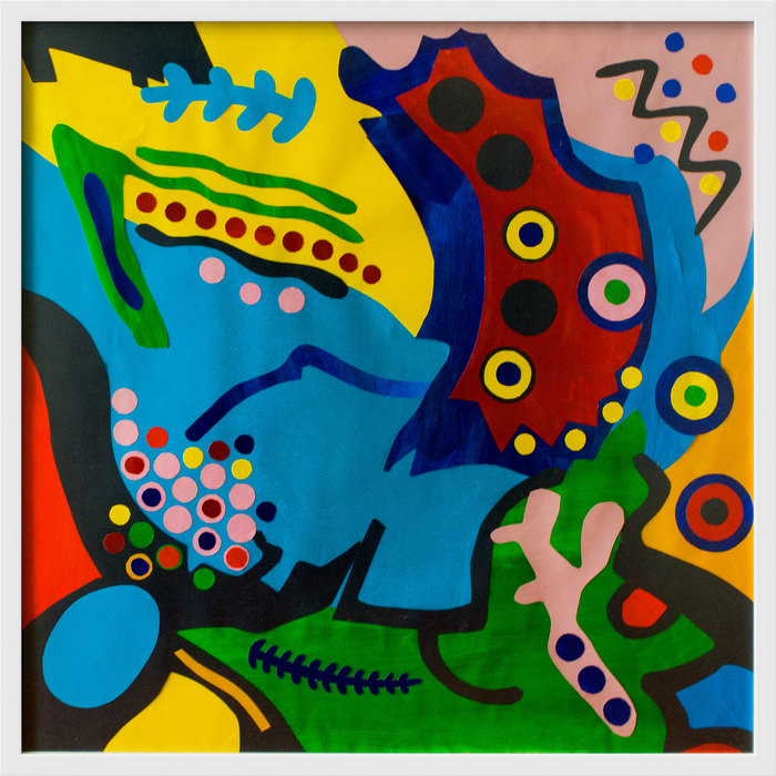 Carnaval. Composición XI, 2015. Collage on paper, 80 × 80 cm