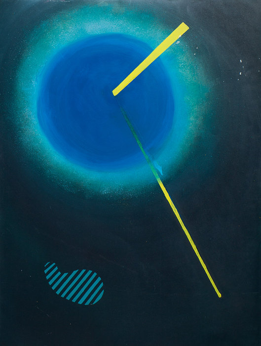 Ejercicio abstracto III, 2014. Mixed media on paper, 75 × 100 cm