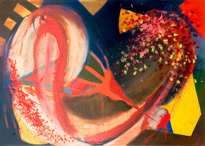 El Congreso. La soledad, 2008. Oil on canvas, 70 × 100 cm