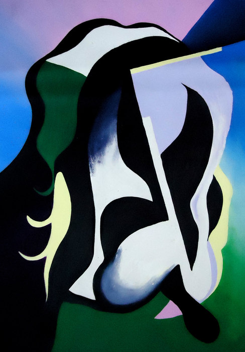 La metamorfosis IV, 2016. Oil on canvas, 70 × 100 cm