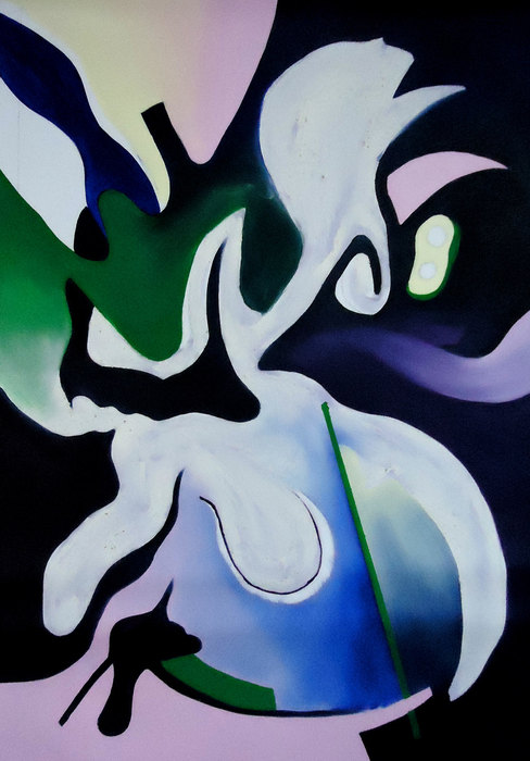 La ira V, 2016. Oil on canvas, 70 × 100 cm