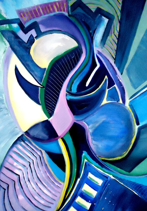 La ira IX, 2016. Oil on canvas, 70 × 100 cm