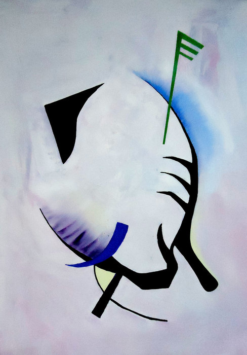 La muerte VIII, 2016. Oil on canvas, 70 × 100 cm