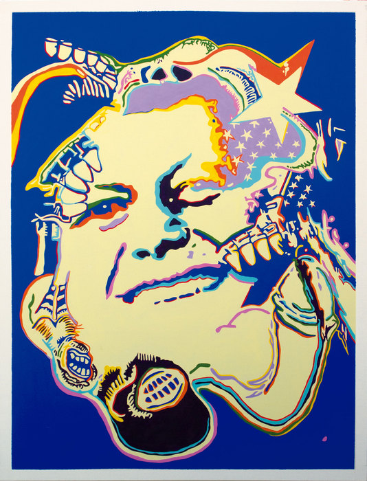 John F. Kennedy, 2020. Oil on canvas, 97 × 130 cm